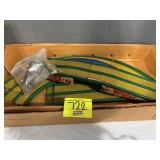 MARX RACECAR TRACK W/ 2 CARS