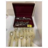 FLATWARE SET IN CASE, SEALED IN PACKAGE FLATWARE