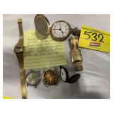 GROUP OF ANTIQUE WATCHES OF ALL KINDS