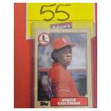 1987 TOPPS, 590, VINCE COLEMAN, ST LOUIS