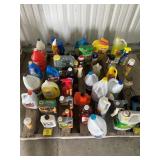 PALLET OF CLEANING CHEMICALS & BUG STOP