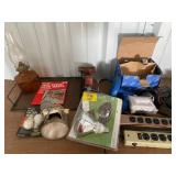 POWER STRIPS, GLASS OIL LAMP, CRAFTSMAN DRILL,