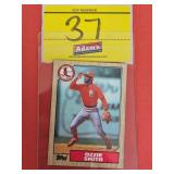 1987 TOPPS, 749, OZZIE SMITH, ST LOUIS CARDINALS,