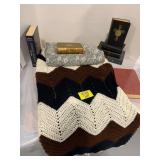 MISSALS & BIBLES, CHEVRON AFGHAN