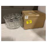 POLAND CRYSTAL PUNCH BOWL W/ BOX