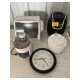 AIR FRYER, CLOCK, ROTISSERIE, KITCHEN NECESSITIES