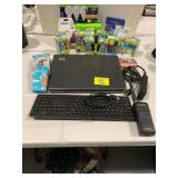 UNTESTED HP LAPTOP, LIGHTBULBS, KEYBOARD, CORDS,