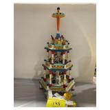 CLOWN THEMED WOOD WINDMILL
