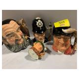 GROUP OF ROYAL DOULTON TOBY JUGS