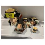 GROUP OF ROYAL DOULTON TOBY JUGS