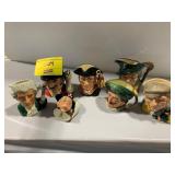 GROUP OF ROYAL DOULTON TOBY JUGS