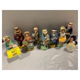 SET OF FRANKLIN PORCELAIN TOBY JUGS