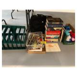 BOOKS, OFFICE SUPPLIES OF ALL KINDS, ARTIFICIAL