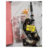 BLOWGUN AND DARTS, BAG OF BIRD BOMBS