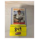 BROWNS SATCHEL PAIGE BASEBALL CARD