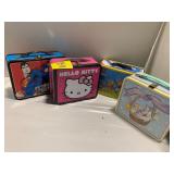 4 METAL LUNCHBOXES - NO THERMOS