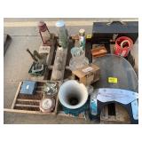 LANTERN, PRESSED GLASS OF ALL KINDS, FISH SOAP