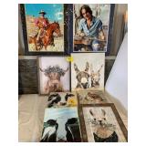 FARM ANIMAL, JOHN WAYNE & JOHNNY DEPP PRINTS