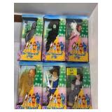 FULL SET OF 6 WIZARD OF OZ DOLLS