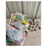 KEYCHAINS, VINTAGE SHEET SETS OF ALL KINDS
