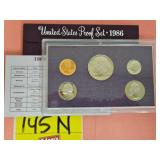 1986 US MINT PROOF SET