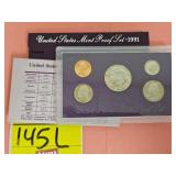 1991 US MINT PROOF SET