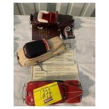 3 DANBURY MINT DIECAST CARS
