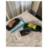 2 FRANKLIN MINT DIECAST CARS