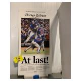 CUBS WORLD SERIES AT LAST PRINT