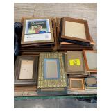 GROUP OF PICTURE FRAMES OF ALL KINDS