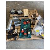 TRUCK MIRRORS, WORK LIGHTS, UNTESTED CELLPHONES
