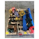 BAG CHAIRS, GAS CAN, CAR & ENGINE PARTS OF ALL