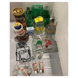 NOVELTY GLASS SINCLAIR & TEXACO OIL BOTTLES,