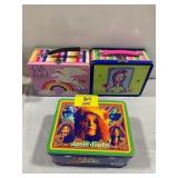 3 METAL LUNCHBOXES W/ NO THERMOS