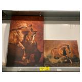 2 ROBERT DAWSON HORSE CANVAS PRINTS