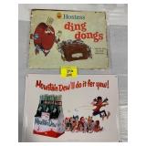 NOVELTY METAL MOUNTAIN DEW & DING DONGS SIGNS