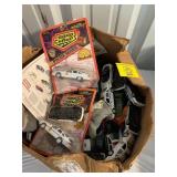 BOX OF DIECAST & CAR TOYS
