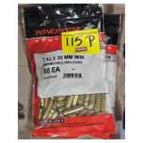 (2) NEW BAGS OF WINCHESTER 7.62X39 BRASS CASINGS