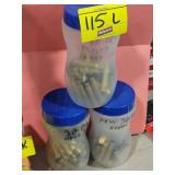 (3) CONTAINERS OF 30-06 BRASS CASINGS