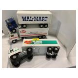 3 METAL NYLINT/ERTL ADVERTISING TRUCKS