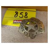 NOVELTY VINTAGE METAL MARSHALL BADGE