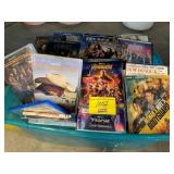 TOTE OF DVDS