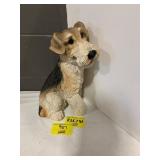 RESIN TERRIER DOG FIGURE