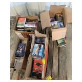 4 BOXES OF BOOKS OF ALL KINDS