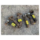 (6) METAL BALL & HITCHES