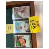 3 APPEAR TO BE 1960S GIANTS TEAM BASEBALL CARDS