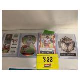 4 FOOTBALL STAR CARDS