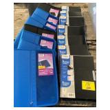 ROW OF BINDERS, ROW OF MEAD NOTEBOOKS