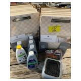 STORAGE CLIPBOARDS, HANDY HEATER, BISSELL CLEANER