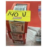 (3) BOXES HORNADY 30 CAL BULLET COMPONENTS